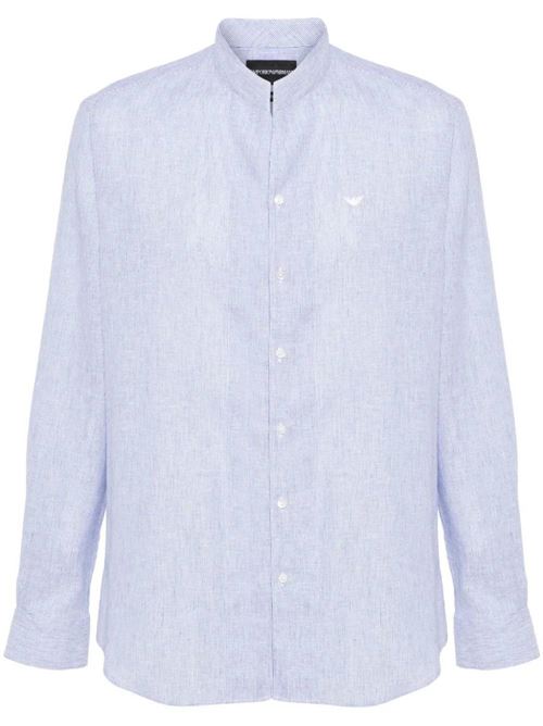 Camicia in misto lino-cotone Emporio Armani | E31CM3F1312726